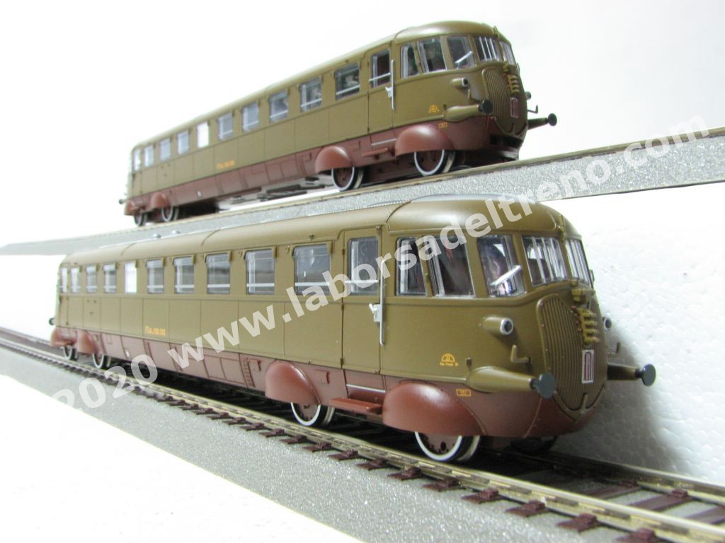 Rivarossi HR2037 Coppia Aln 556 1202 + Aln 556 1216 costr. Fiat delle