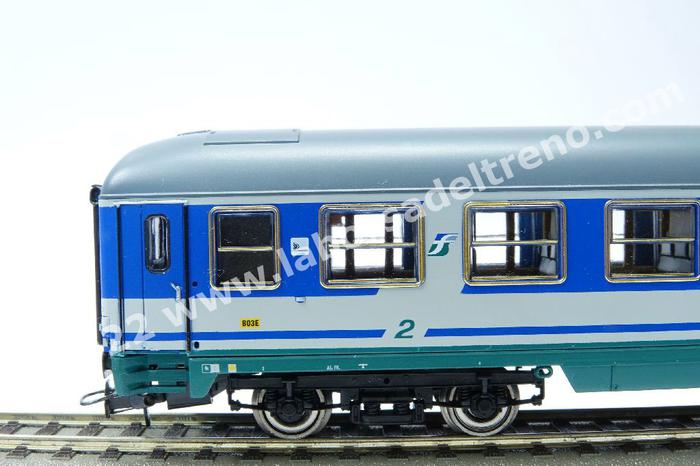 Rivarossi HR4266, 2 Reisezugwagen Typ X der FS, Rot, Ep. V (Neuf avec