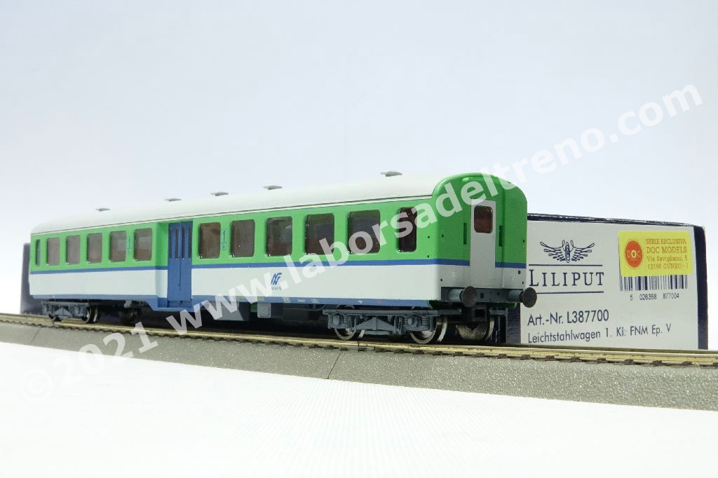 Liliput H0e - 344356 - Voiture Voyageurs Bi - StLB Ep. III-V - Train Miniature