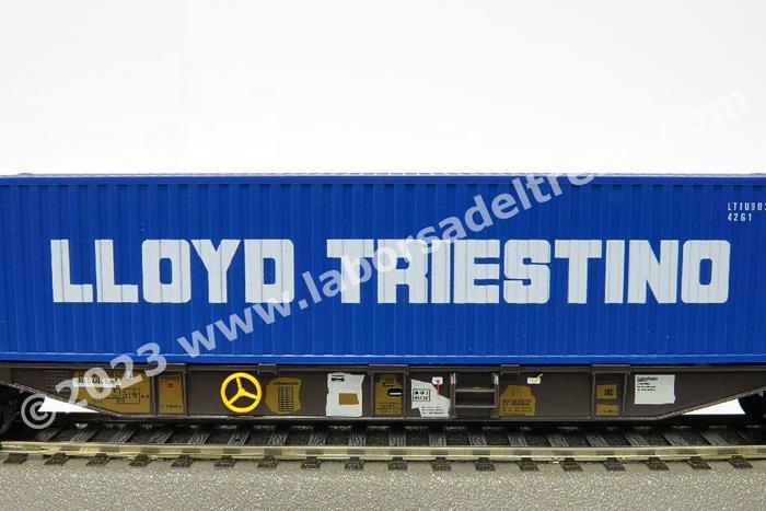 Marklin Wagons Porte-conteneurs Lloyd Trieste & Italie Art.47460 époque VI HO