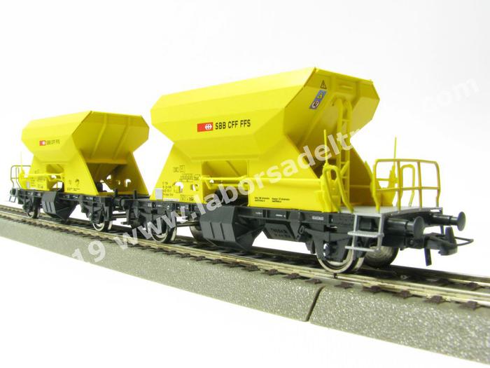 ROCO 76154 Wagenset Ballast carrello delle SBB con Schott patrimonio carico-NUOVO /& OVP