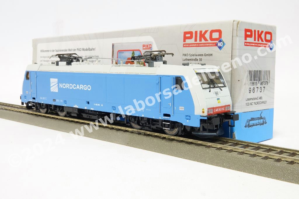 ACME 60222 E 483 101 NC NORDCARGO Livrée Bleue, Front Et