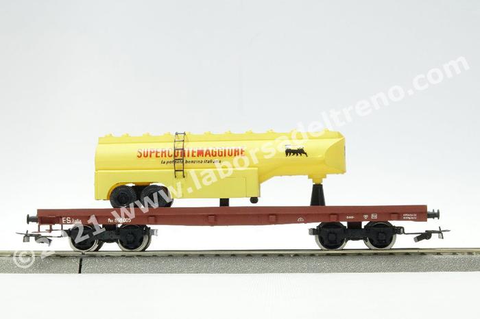 RIVAROSSI Véro 2033, Wagon Plat Type Poz 1920 Et Semi Remorque GONDRAND Fs Neuf Bo 2033 Ho 1 87